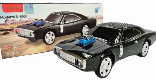 parlante carro negro2 Parlante Retro Ride Clasic WS-1968