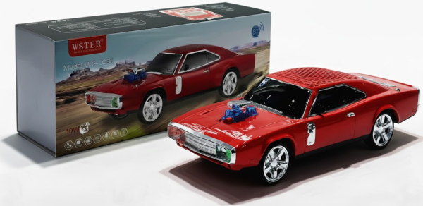 WS-1968 rojo Parlante Retro Ride Clasic WS-1968