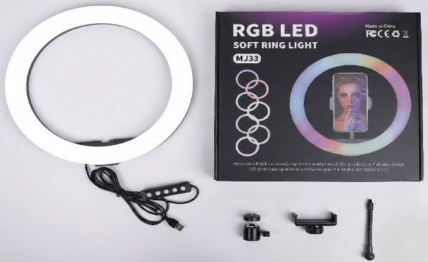 aro luz MJ-33 Luz Led de Aro de 13 Pulgadas (MJ-33)