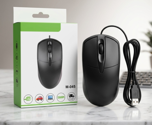 Mouse Optical con Cable  M-045