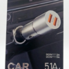 Cargador para Auto TREQA 5.1A CC-324