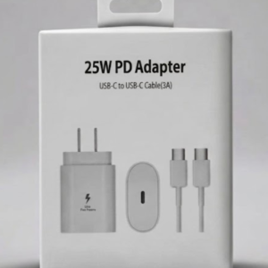 cargador samsung 25w blanco Cargador Certificado Samsung 25W con Cable Tipo C a C