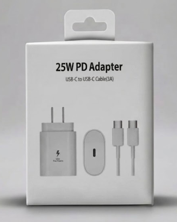 Cargador Certificado Samsung 25W con Cable Tipo C a C