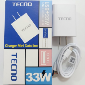 cargador tecno 33w usb a c Cargador Tecno de 33W Tipo USB a C