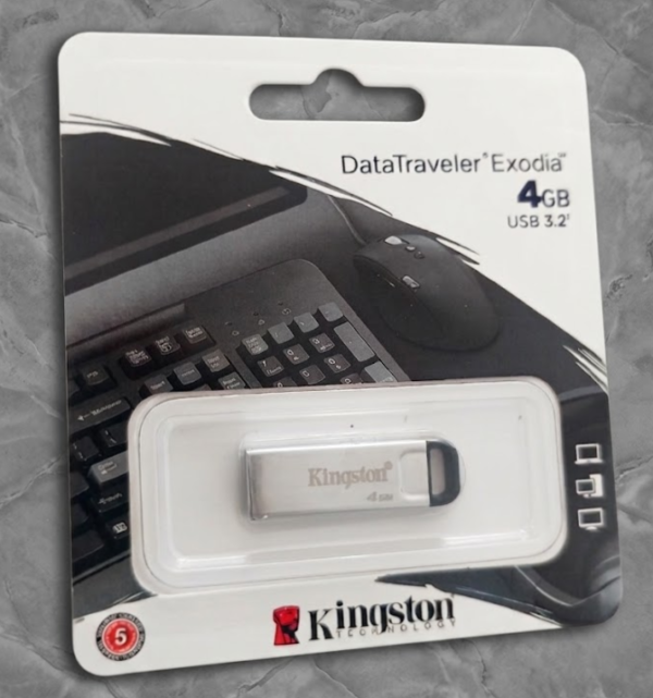 Flash Metálica Kingston de 4GB
