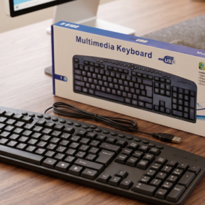 Teclado Multimedia con Cable H8168