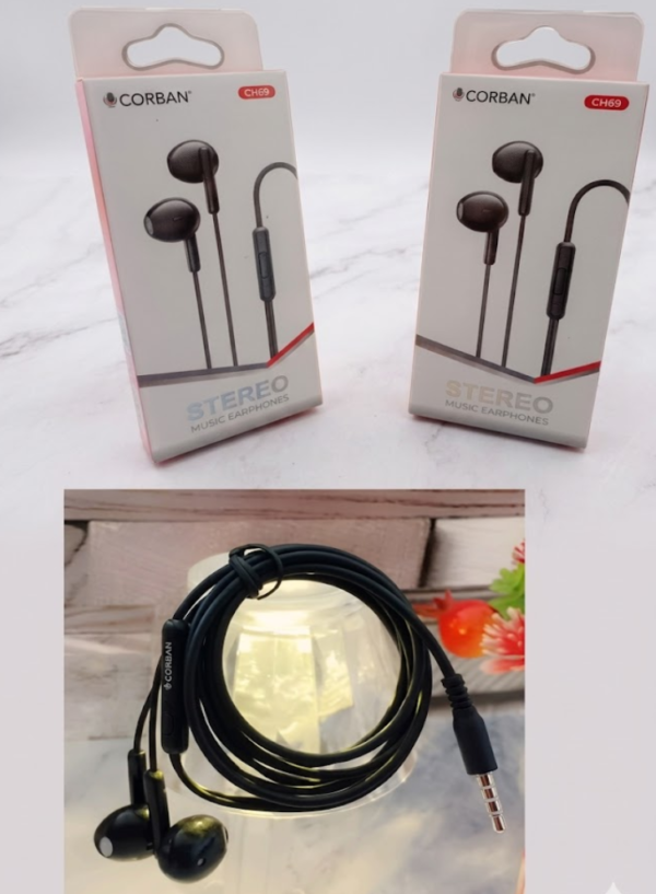 auricular de cable corban CM69 Auricular Clásicos CORBAN Tipo Auxiliar Universal CM69