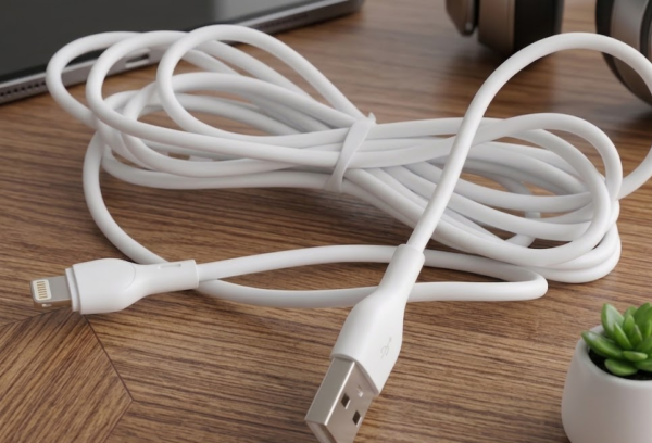Cable Corban de Silicon 2 Metros USB a IPhone CM-NB200