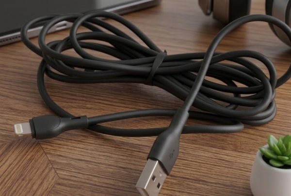 Cable Corban de Silicon 2 Metros USB a IPhone CM-NB200