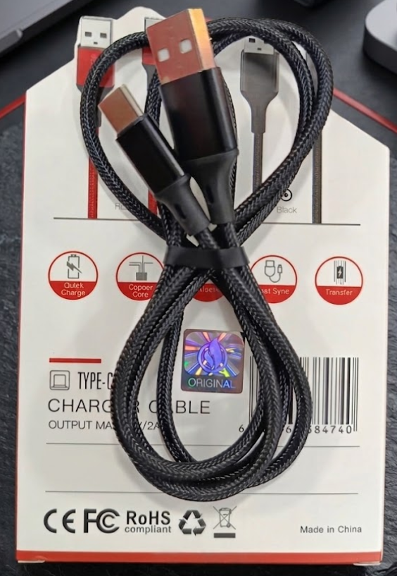 Cable Corban de Nylon USB a C CM-143
