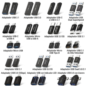 Adaptadores OTG Multi-Puerto