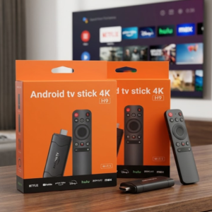 Android TV Stick 4K H9 - Convierte tu TV en Smart (WiFi 5 + Control)