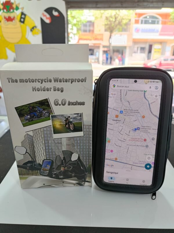 Soporte de Celular Impermeable para Motocicleta, Bicicleta o Scooter