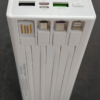 Power Bank de 20000mAh para Carga Rápida con 4 Cables Integrados