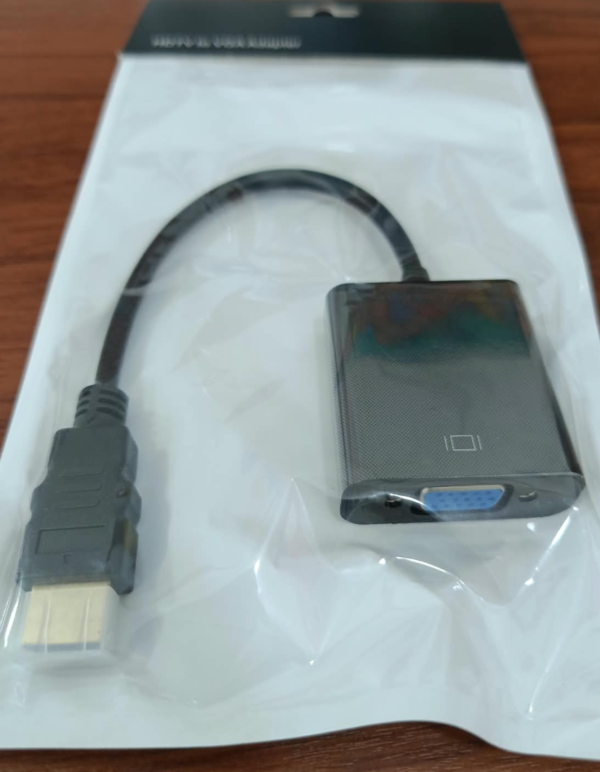 Adaptador Convertidor de Video HDMI a VGA (1080p)
